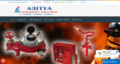 Desktop Screenshot of adityainfrass.com